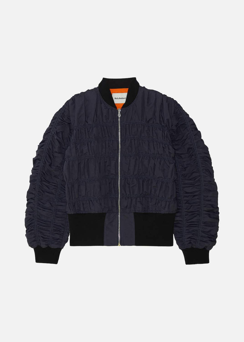 Macy Bomber Navy Molly Goddard