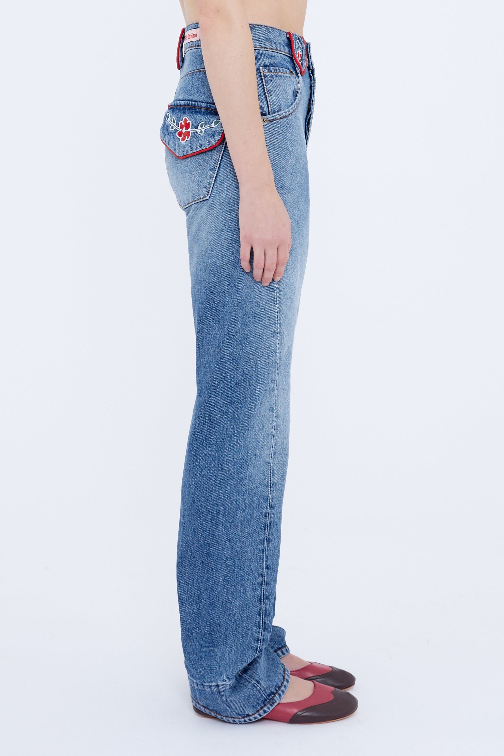 Jeans W28 DOLCI Cora Vintage wide range of 80/90s stretch for women Made in Italy Model: selling Cora