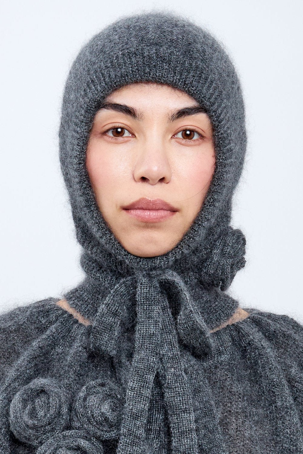 Wanda Balaclava Grey – Molly Goddard