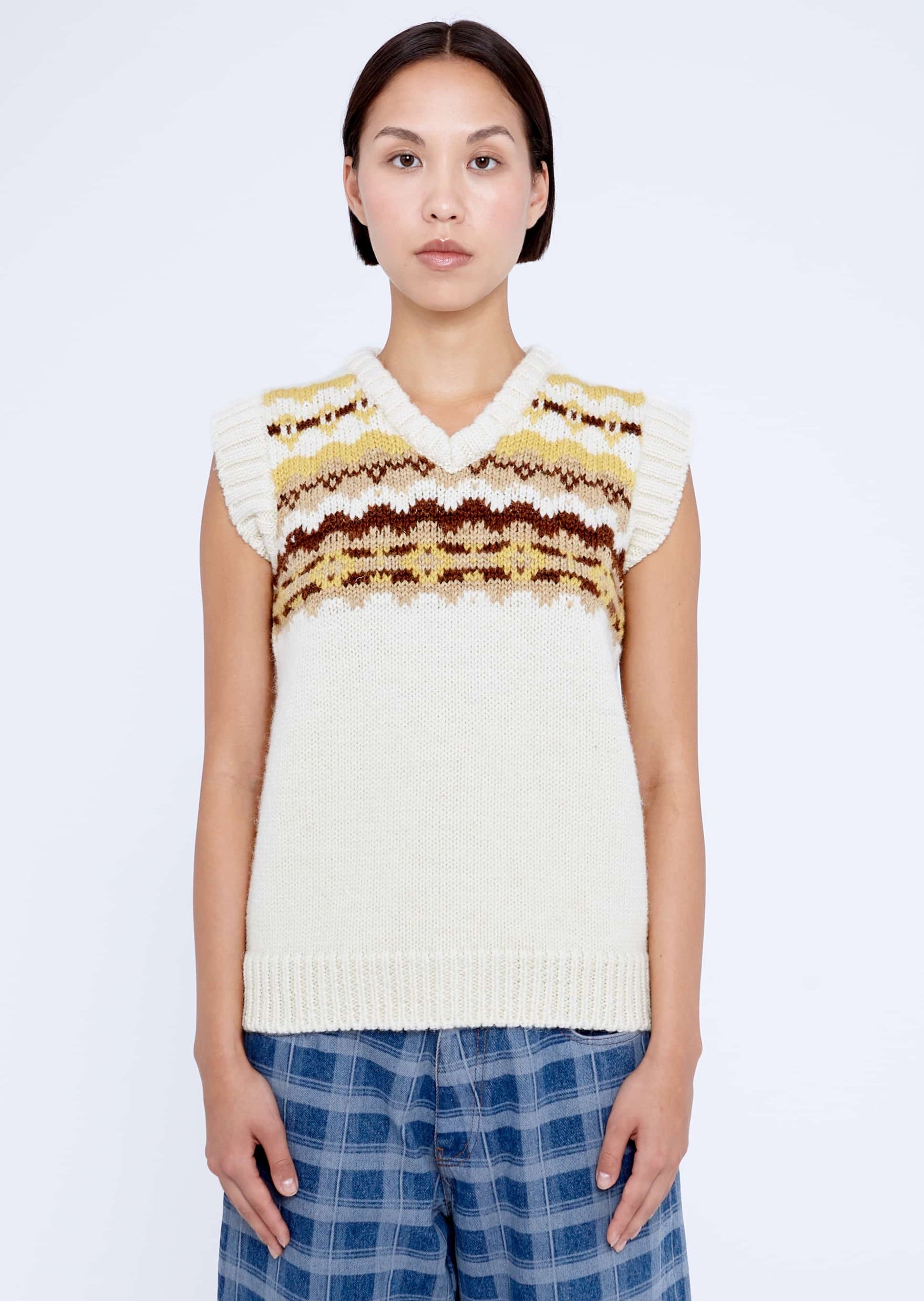 Molly Goddard ジャガーニットベスト