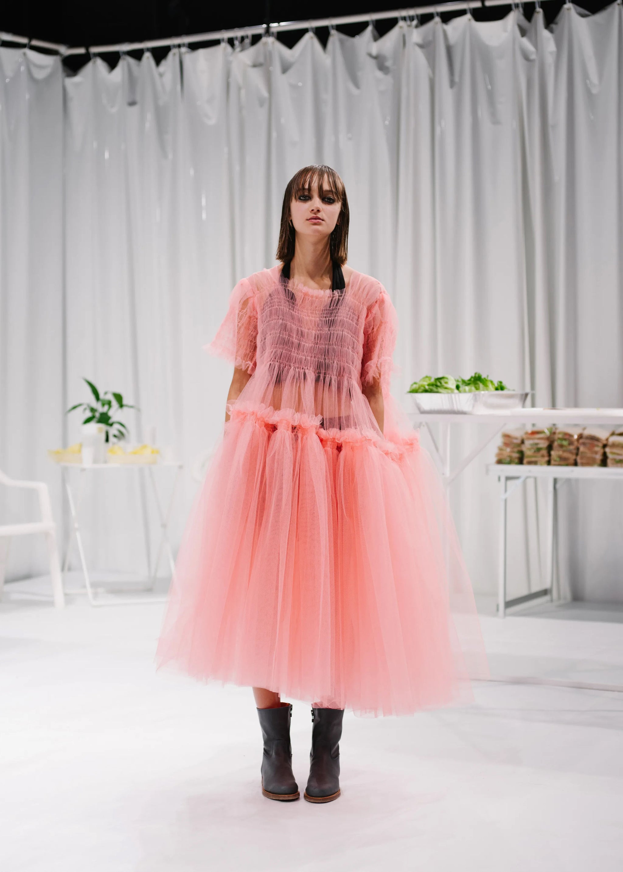 [3/14に出品停止予定] Molly Goddard ピンク ドットスカート 3/14に出品停止予定] Molly Goddard ピンク ドットスカート